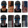 America Flag Printing Headband Bandanas Protective Mask Neckerchief Magic Cycling Bandana Headwear Headscarf Party Masks Supplies 5187531