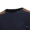 Fashion-Men Winter Warm Stickad Sweater Casual Pullover Round Neck Långärmad Slim Top