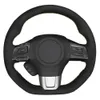 Car Steering Wheel Cover DIY Hand-stitched Black Suede For Subaru WRX STI 2015 2016 2017 2018 2019 Levorg 2015-20193250