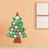 Calendario dell'Avvento di Natale Appeso a parete Calendari per il conto alla rovescia di Babbo Natale per bambini Decorazione della parete per porta di casa e ufficio JK2008XB