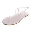 Sandalen Sommer Damen Flip-Flops Offene Spitze Freizeitschuhe Flache Strasssteine Römische Mode Dot Schnürschuhe Damen