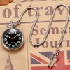 Luxus Splitter Mechanische Taschenuhr Leucht Hände Männer Frauen Goldene Farbe Römischen Ziffern Fob Kette Russland Automatische Gute Uhr C2851