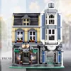 Creator Stree View Series MOC Bookstore Building Blocks ZHEGAO QL0925 2687pcs Bricks Toys Children Birthday Gifts