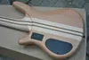 Zeldzaam 5 snaren Bas Natural One Stuk Body Bass Active Pickups China Elektrische Bas Gitaar