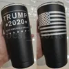 20oz 30oz Trump Tumblers Bottiglia d'acqua sottovuoto in acciaio inossidabile 2020 Bandiera degli Stati Uniti Tazze da caffè Trump Election Cup con coperchio CYZ2736 50 pezzi