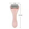 Facial Ice Roller Massage Tool voor gezicht en lichaam Roestvrij staal Huidverzorging Huidkoeling