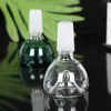 Smoke Pipes Wholesale 14mm and 18mm Male Glass gun head bowl With flower Snowflake Filter Water Bongs smoking bowls