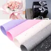 Waterproof Gift Wrapping Paper 10pcs/lot 60X60CM Florist Wrapping Shining Paper Christmas Wedding Valentine Flower Bouquet Gift Decor