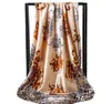 Brand Designer Scarf for Women Spring Letter Pattern Luxury Scarves High Quality Polyester Silk Long Shawls 9090 cm9596979