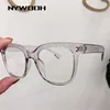 Montature per occhiali da sole alla moda NYWOOH Occhiali da vista Ottici Occhiali con blocco della luce blu Montatura per occhiali per computer Vision Care Transparent207O