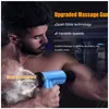 Wholesale 4 Colors 6 Gears 4000r Low Noise Massage Gun Deep Muscle Massage Gun Fascial Relax Full Body Vibration Machine