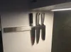 Strip de couteau magnétique professionnel Contexte de couteau magnétique en acier inoxydable Rack de cuisine outil de la barre de couteau 30 40 50 cm281c