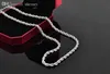 Necklace Twisted Rope Chain 4mm Wholesale 925 Silver Jewelry