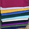 Moda Hijab musulmano Donna Pianura Sciarpa lunga Islamica Maxi Sciarpe Scialle Avvolgere Testa araba Collo Copertura Turbante Copricapo Scialli Stole