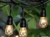 Waterproof Heavy Duty 15M Outdoor E27 Bulb String lights Connectable Festoon for Party Garden Christmas Holiday Garland Cafe