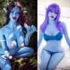 158cm Avatar Blue Skin Elf Sexydoll Avatar Dolls American Anime Adult Toys for Man In Sex Shops Doll masturbador com EARS9506432