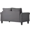 Amerikaanse voorraad 3-5 dagen levering u_style polyester-blend 3 stuks sofa set woonkamer set woonkamer meubels WY00007AAA