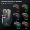 PC Wired Gaming Mice 7200DPI Program Macro Definitie Professionele Gamer-Mices RGB Mouse Optical voor laptop