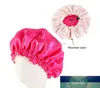 Barnflicka Satin Night Sleep Cap Solid Color Hair Care Bonnet Hat Head Cover Wrap Beanies Skallies Fashion Kids Satin Bonnet4353943