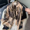 Scarves Women Winter Scarf 2021 Design Print Cashmere Female Warm Stoles Shawls And Wraps Thick Blanket Echarpe1