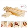 20pcs Ear Candle Ear Wax Clean Removal Candles Hollow Blend Cones Care Healthy Beeswax Ear Nose Dust Cleaning Indiana Therapy Y2001702152