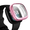 Caso de la cubierta completa de ultra delgada suave protector de pantalla para Fitbit Versa 3