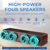 Bluetooth Динамик сабвуфера Bluetooth Speaker BT5.0 50 * 9 * 9см домашний кинотеатр Systmes FM портативный универсальный