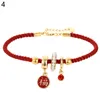 Men Women Chinese Charm Rope Chain Friendship Red Bracelets for Lucky String Bracelet Lover Gift