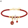 Hommes femmes chinois charme chaîne amitié bracelets rouges pour le bracelet de cordes chanceux Gift4686184