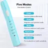 Kraftfull ultraljudssonisk elektrisk tandborste USB-uppladdningsbar tandborste Vuxen Elektronisk tvättbar vitare tänderborste för människor