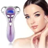 Micro Current Face Massager 4D V Shape Face Ball Roller Facial Lifting Firming Tighten Wrinkle Remover Anti Cellulite Massage