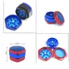 New Herb Grinder Screw Metal Forma seco Herb vaporizador do arco-íris Diâmetro 40 milímetros liga de alumínio Grinders Tobacco Britadeiras GR301