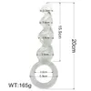 Rotary Pyrex Glass Crystal Dildo Penis Anal Butt Plug Sex Toy Adult Products For Women Män Kvinna MANA MASTURBATION9303162