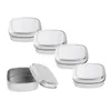 10st Square Aluminium Tin Potter Cream Salves Jars Container Case