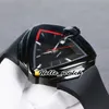New Ventura Elvis80 H24551331 H24555331 Automatic Black Dial Mens Watch Red Gray Inner PVD Black Steel Case Rubber Sport Watches H2505