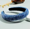 Sell Padded Rhinestones Headbands Full Crystal Hair Bands Bejewled Women Diamond Headband Fashion Hair Jewelry7809643