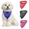 7色5サイズ調節可能な犬の襟子犬キャットスカーフ犬のための猫の猫のバンダナネッカーチのペイズリー柄ペット