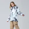 Vestes de Ski colorées pour femmes, combinaison de neige, vêtements imperméables, coupe-vent, ensemble de snowboard et pantalons pour femmes