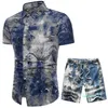 Mens Beach Designer Tracksuits Summer 20SS Fashion Beach Seaside Holiday Shirts Shirts Set Mens 럭셔리 디자이너 세트 Exfits4149501