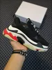 2020 Triple S Paris Casual pappa Skor Män Kvinnor Triple Black White Grey Pink Fashion Men Sneakers US 5.5-11