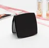 Ny klassisk högkvalitativ akrylfoldning Double Side Mirror Clamshell Black Portable Makeup Mirror With Gift Box268V