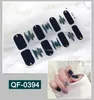 9 folhas / Set Mixed Nail design Art Stickers Set Lua Glitter Decalques cobertura integral Slider Wraps para Crianças Mulher grávida Decor Manicure