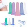High Quality 4pcsSet Eye Silicone Massage Cup Vaccum Facial Massager Therapy Cup Face Body Care Therapy Treatment Relaxation6410787