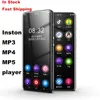 Andorid Wifi M200 MP3-Player Bluetooth 5.0 Touchscreen 3,5-Zoll-HIFI-Musik-Insta MP3-Player mit Lautsprecher-FM-Recorder