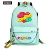 Designer- New Cute Me contro Te Prints Boys Girls Kids School Bag Women USB Chain Travel Backpack Canvas Men Bagpack Packsack Bookbag