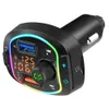 Car Auto Electronics Bluetooth 5 0 FM Transmitter Wireless Hands Audio Audio Mp3 Player 2 1A