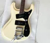 Custom Made Mosrite Pembridge 1965 Model İnci Beyaz Elektro Gitar B500 Tremolo Birdge Çin Yapımı Gitarlar Ücretsiz Kargo