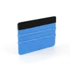 Mini Squeegee Наклейки наклейки 3M Fairment Edge Наклейка PA-1 Blue Упаковка Виниловая пленка Листовая Комната Автомобильная Корпонаторная Упаковка Упаковочный Инструмент с Черной Замшевой Фельты PP Скребок