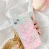 Vloeibare Quicksand Soft Case voor iPhone SE Case voor 11Pro Max XS MAX XR 7 8 6 Plus Dynamische Vlinder Patroon Bling Glitter Telefoon Cover