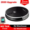 LIECTROUX C30B Robot Vacuum Cleaner Kaart Navigatie, WiFi-app, 4000PA Zuig, Smart Memory, Electric WaterTank Wet Mopping Desinfect